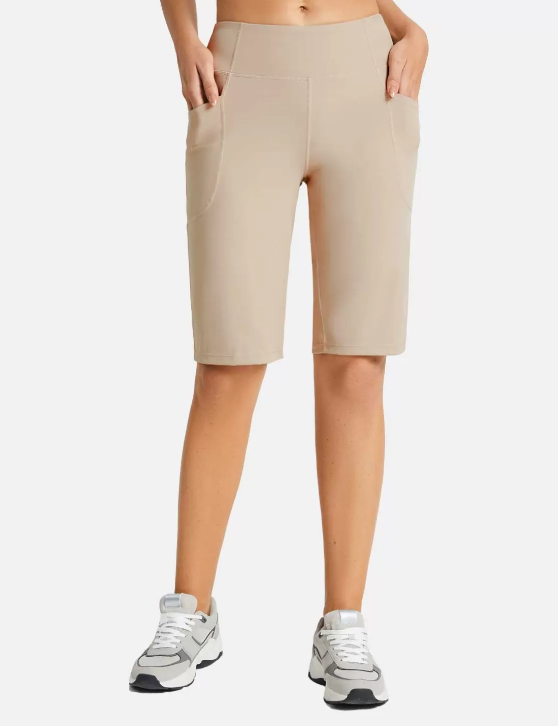 Best Sale Flyleaf Pull-On Bermuda Shorts Women Knee-Length