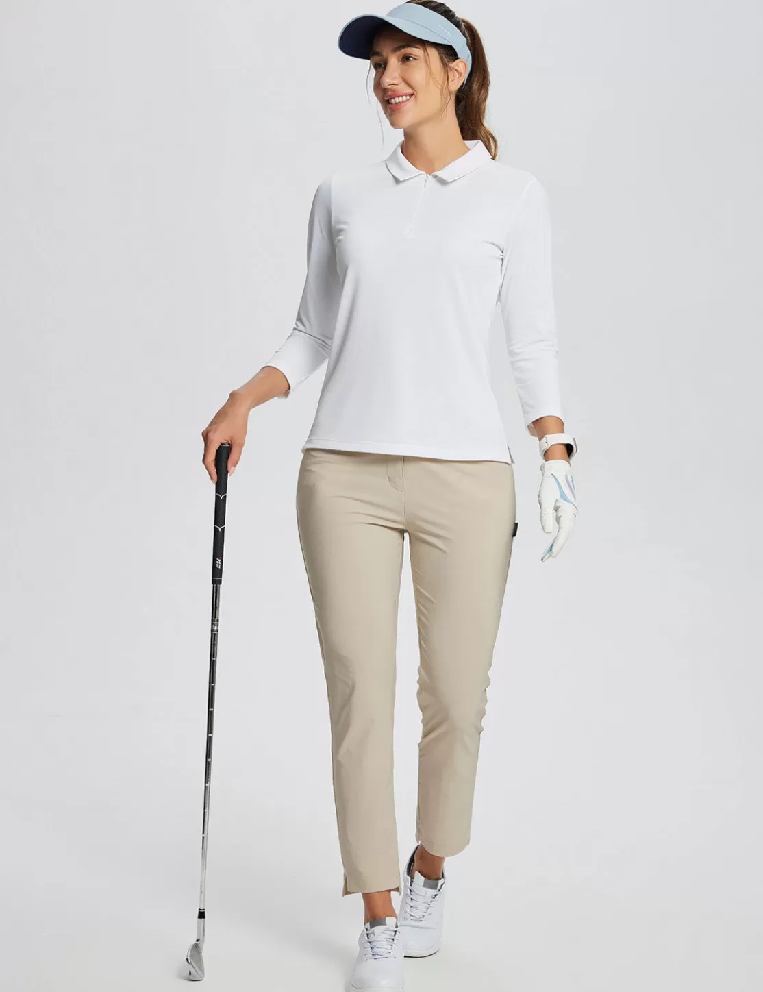 Cheap Flyleaf Upf50+ Quarter Zip Polo (Website Exclusive) Women Upf50+