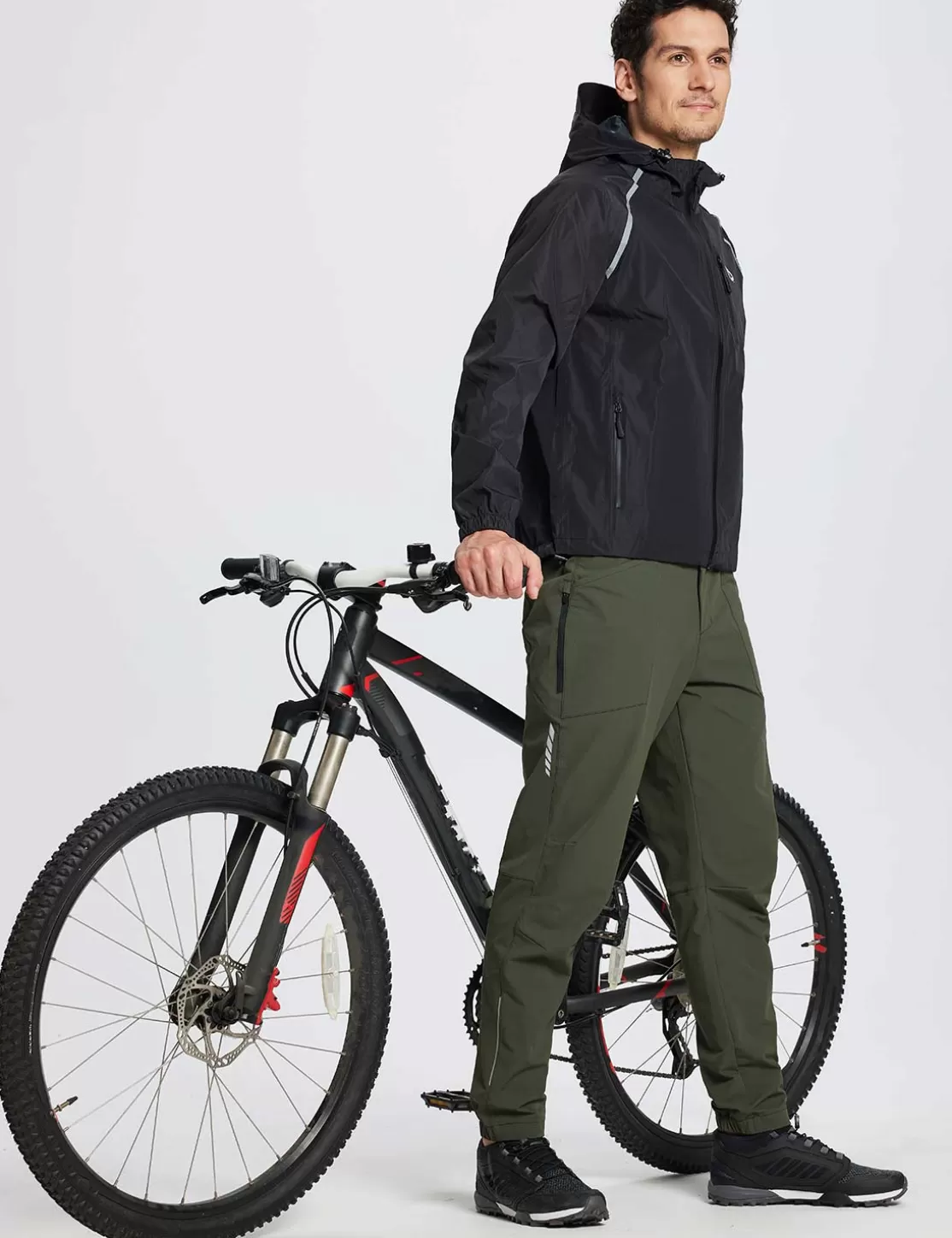 Online Flyleaf Water-Resistant Pocketed Cycling Pants Men Joggers & Sweatpants