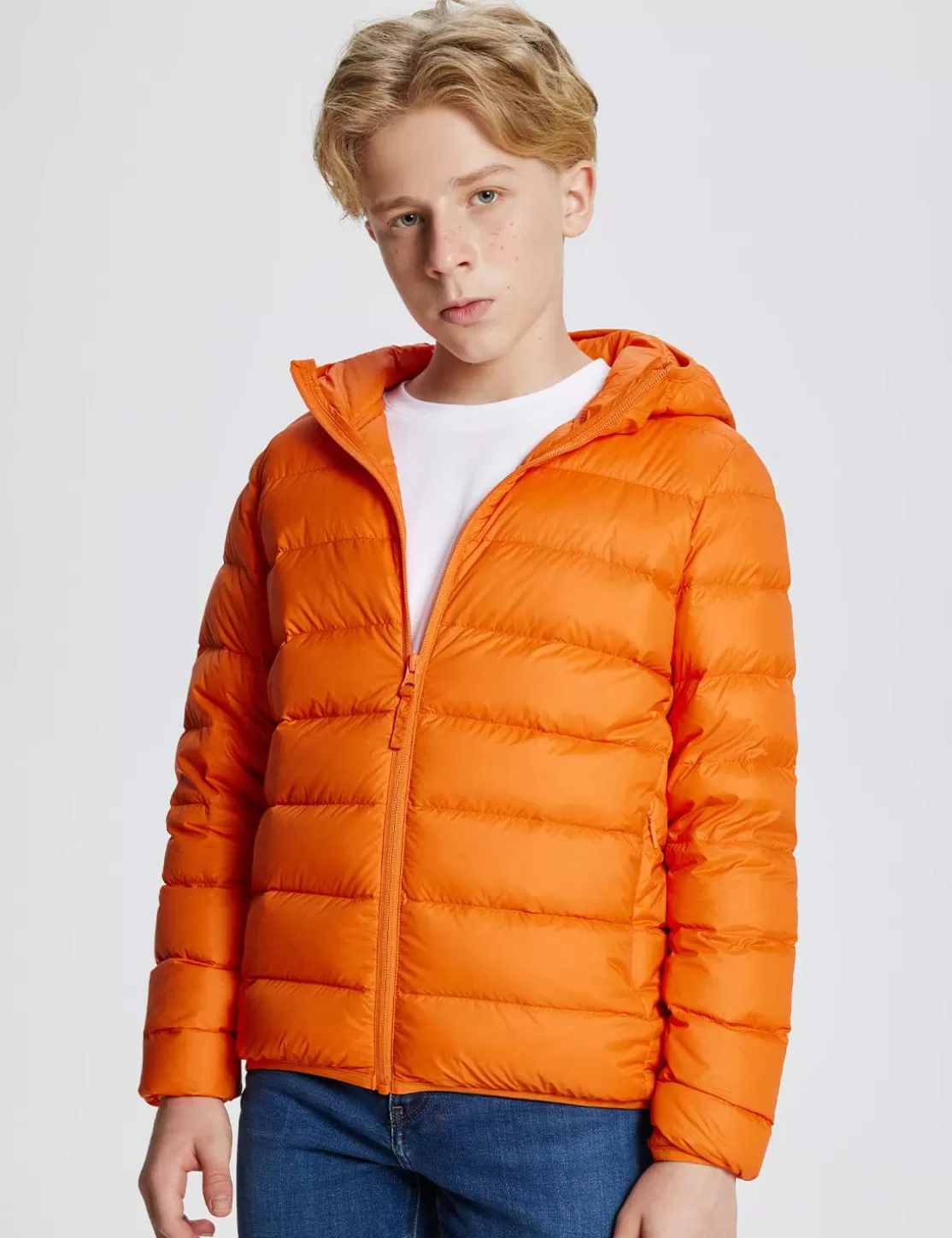 Fashion Kid'S Hooded Puffer Jackets Men Jerseys & Track Jackets