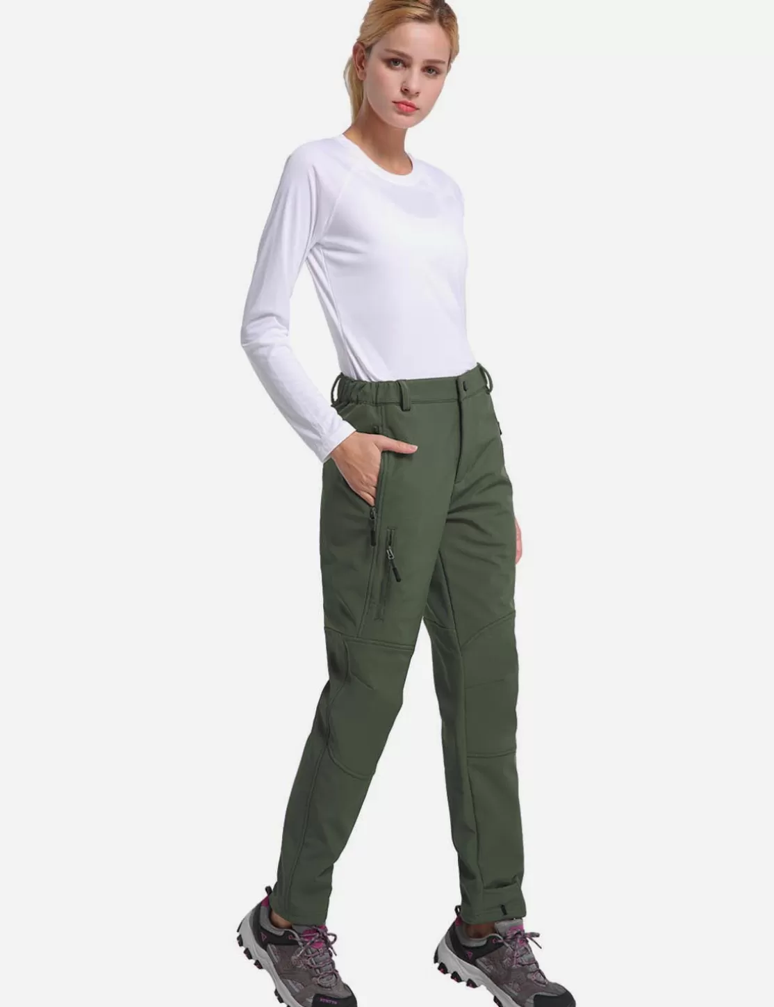 Flash Sale Laureate Articulated Knees Thermal Pants Women Fleece-Lined