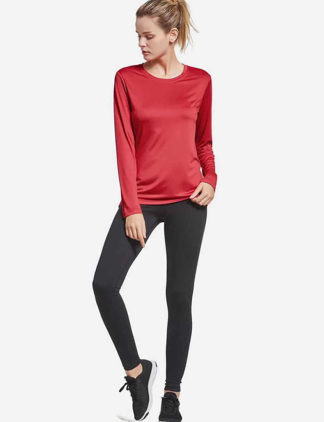 Cheap Laureate Crew Neck Baselayer Women Long-Sleeved