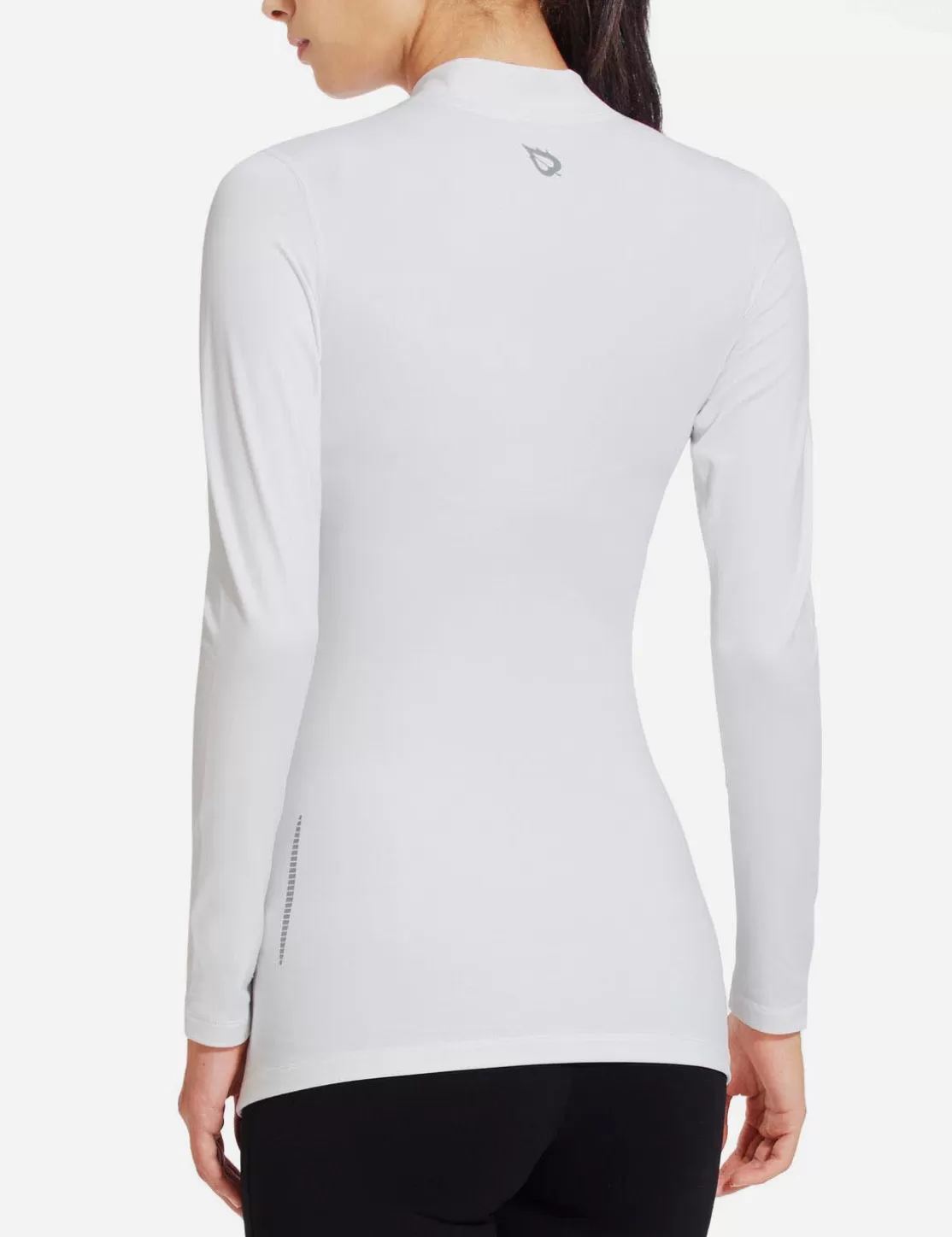 Flash Sale Laureate Mock Neck Compressive Top Women Fleece-Lined