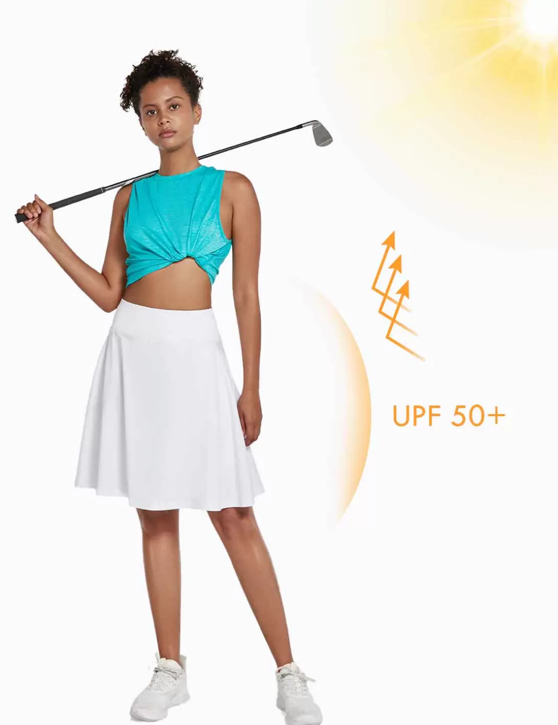 Cheap Laureate Upf50+ Pleated Skort Women Skorts