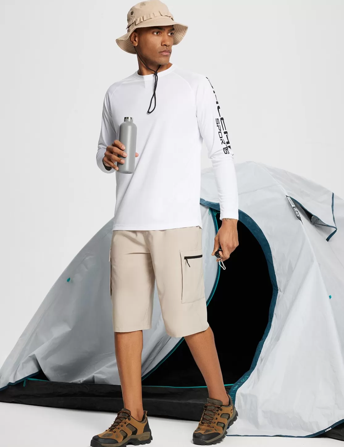 New Laureate Upf 50+ Cargo Shorts Men Upf 50+