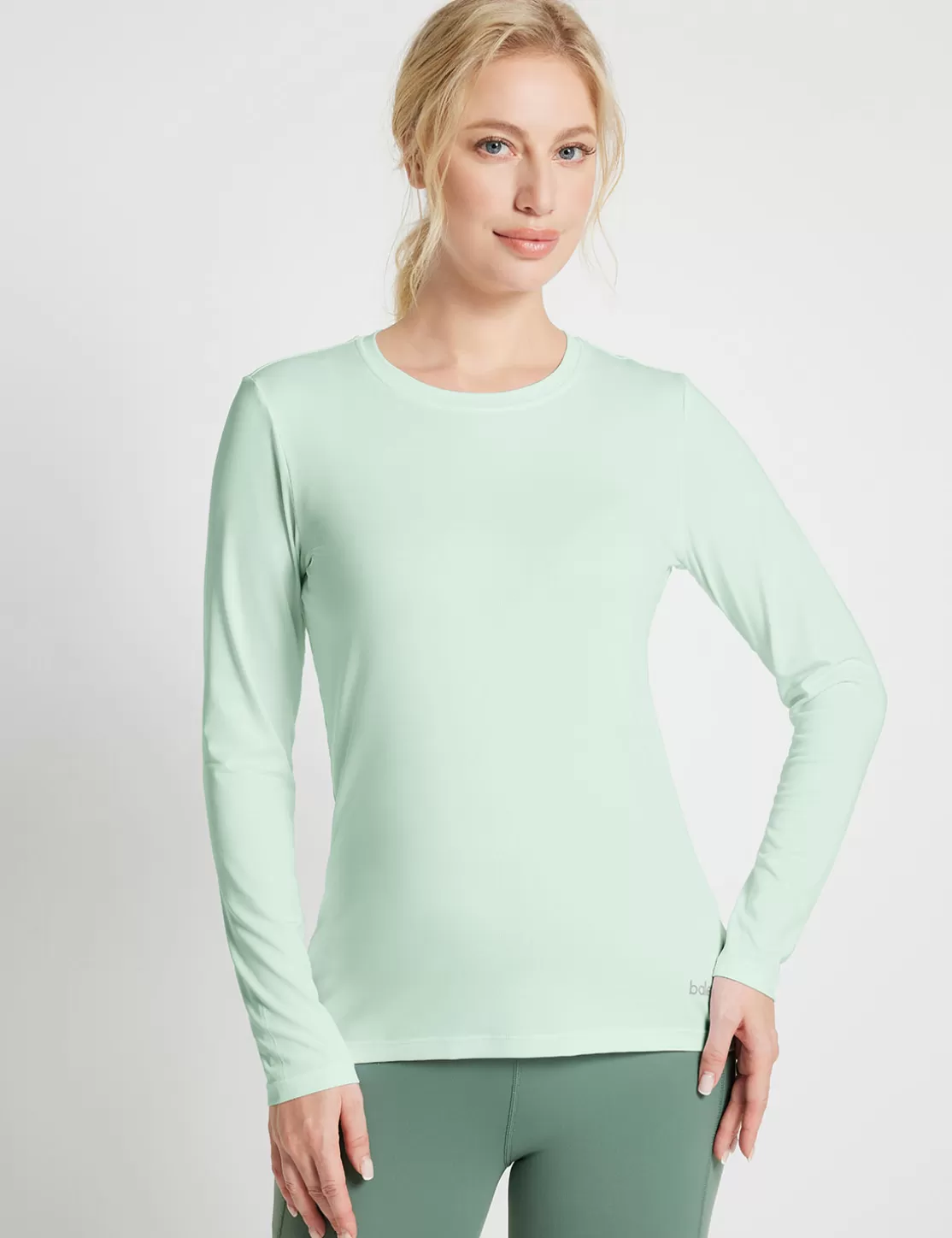 Clearance Sustainable Crew Neck Baselayer Women Long-Sleeved