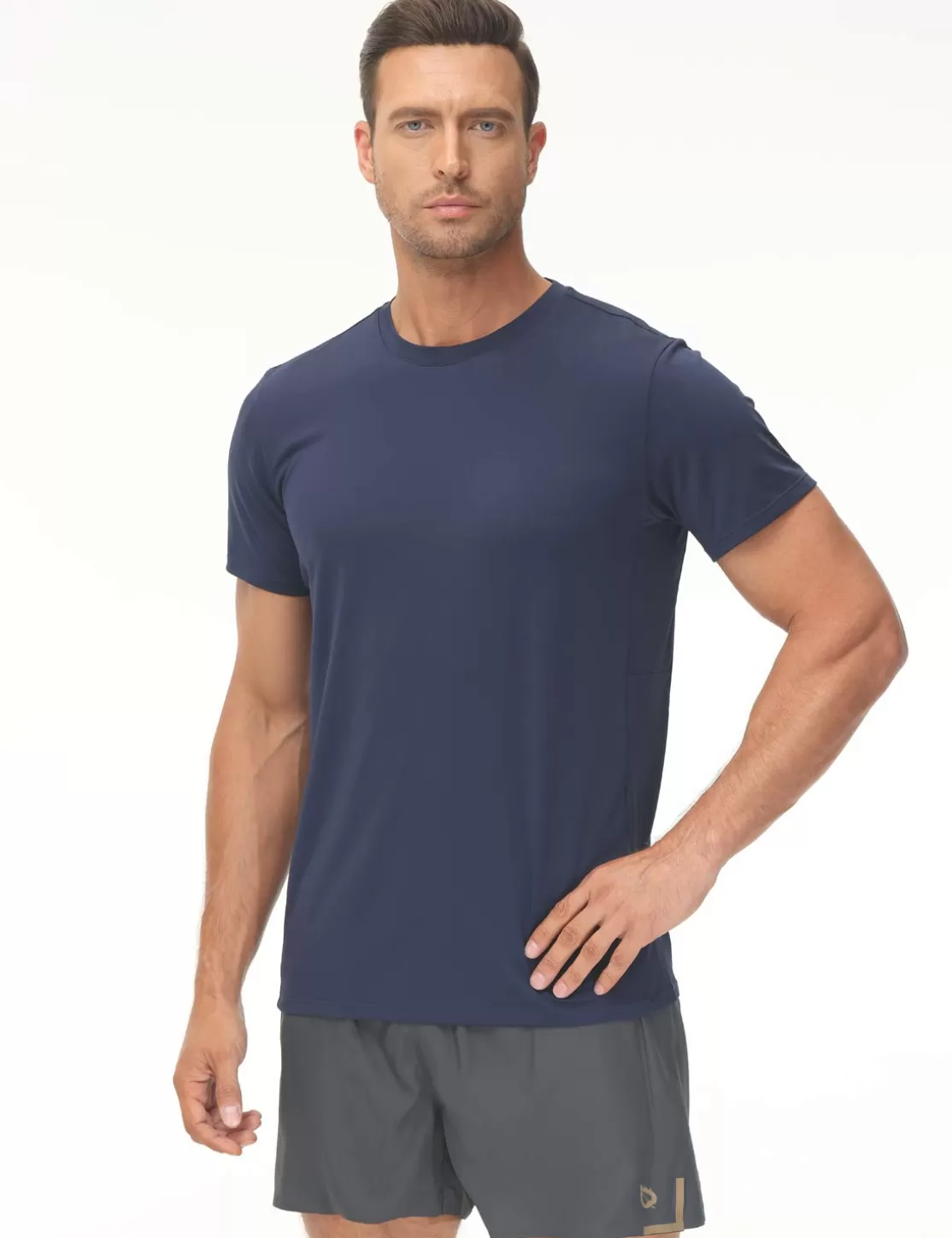 Fashion Sustainable Crew Neck T-Shirts Men Short-Sleeved Shirts & Tank Tops