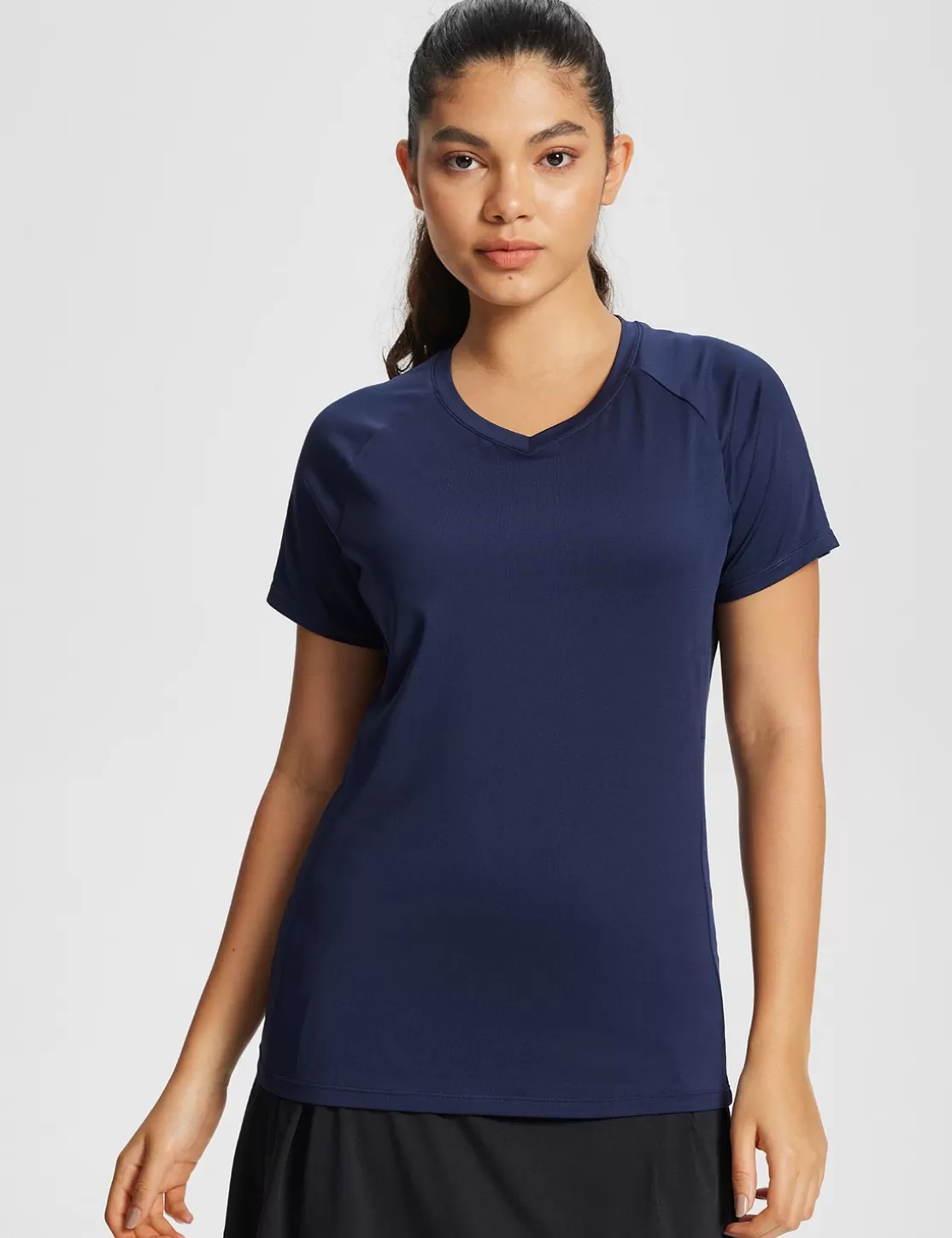 Best Sale Sustainable V Neck T-Shirts Women Short-Sleeved & Tank Tops