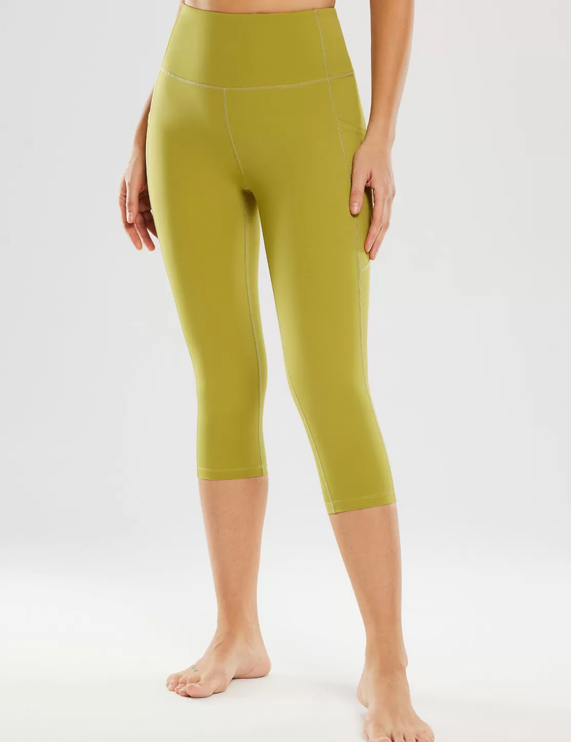 Flash Sale Sweatleaf High-Rise Pocketed Capris Women Capris