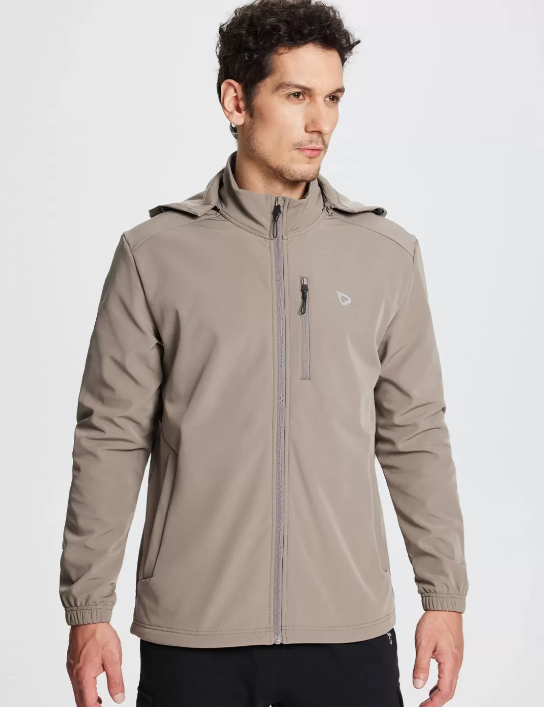 Outlet Thermal Hooded Softshell Windbreaker Men Jerseys & Track Jackets