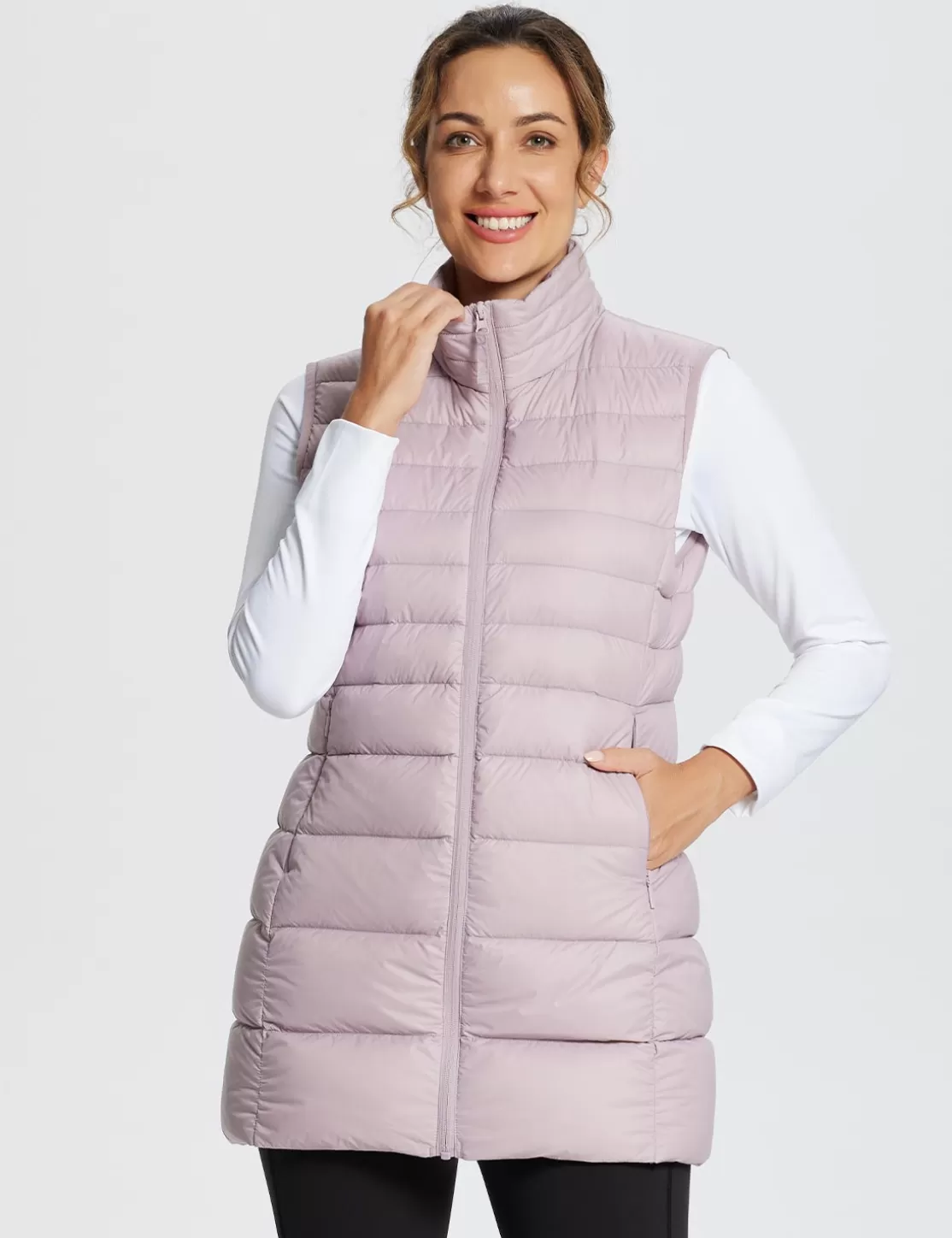 Best Water-Resistant Puffer Sleeveless Jacket Women Jerseys & Track Jackets