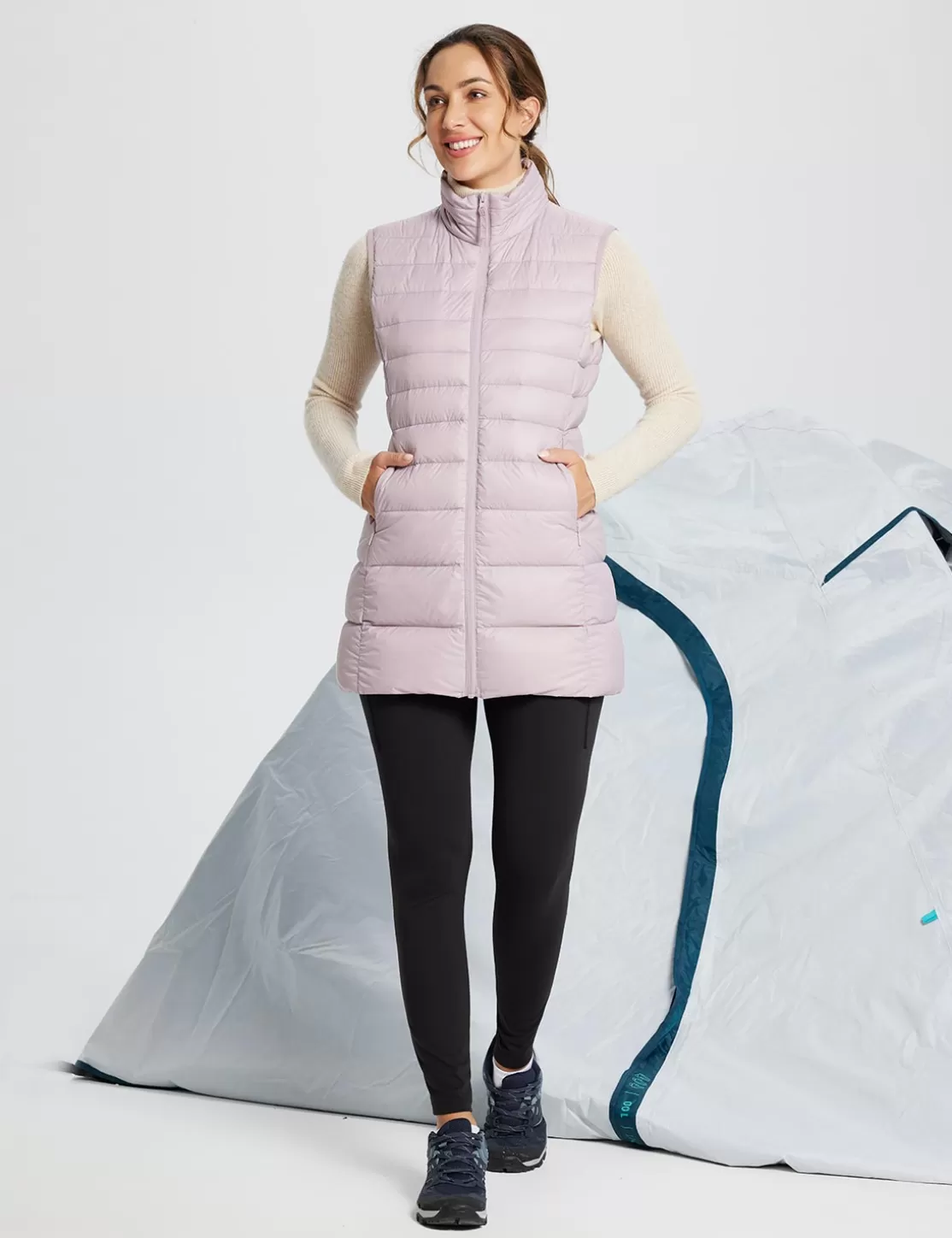 Best Water-Resistant Puffer Sleeveless Jacket Women Jerseys & Track Jackets